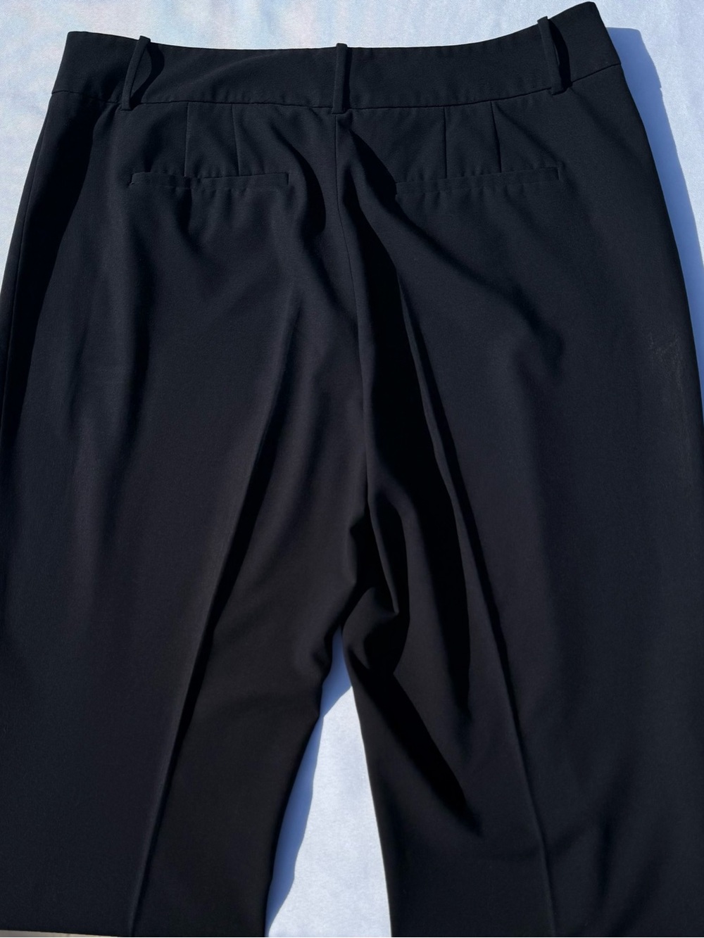 Calvin Klein Dark Navy Curvy Fit Straight-Leg Dress Pants - Picture 3 of 8